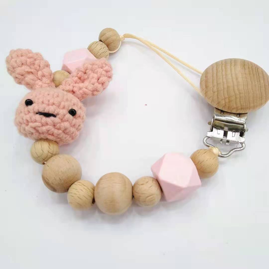 Wholesale 10PCS Baby Beech Pacifier Chain Baby Supplies
