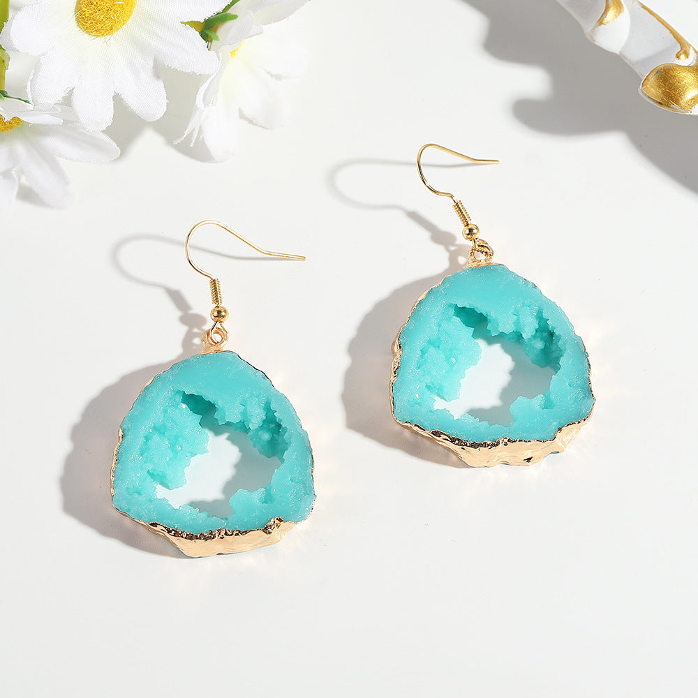 Wholesale Vintage Natural Stone Earrings