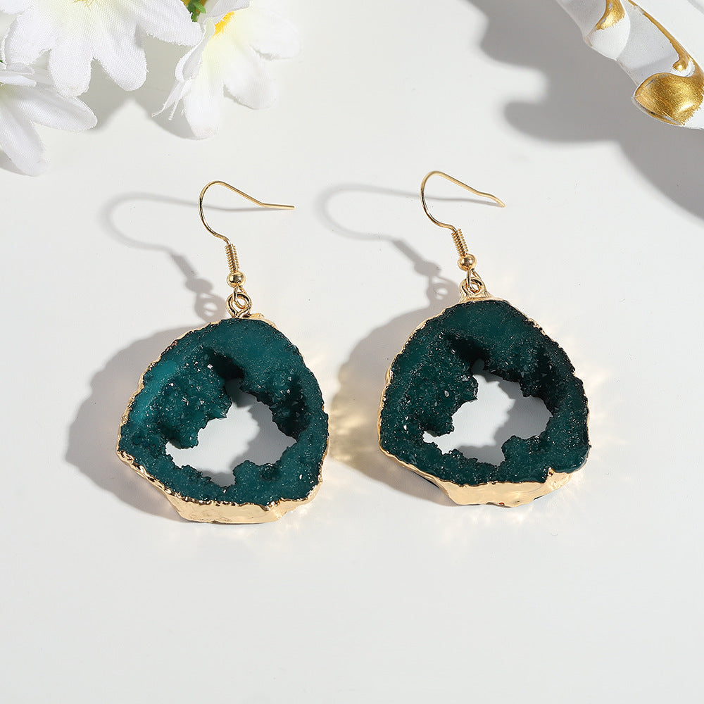 Wholesale Vintage Natural Stone Earrings