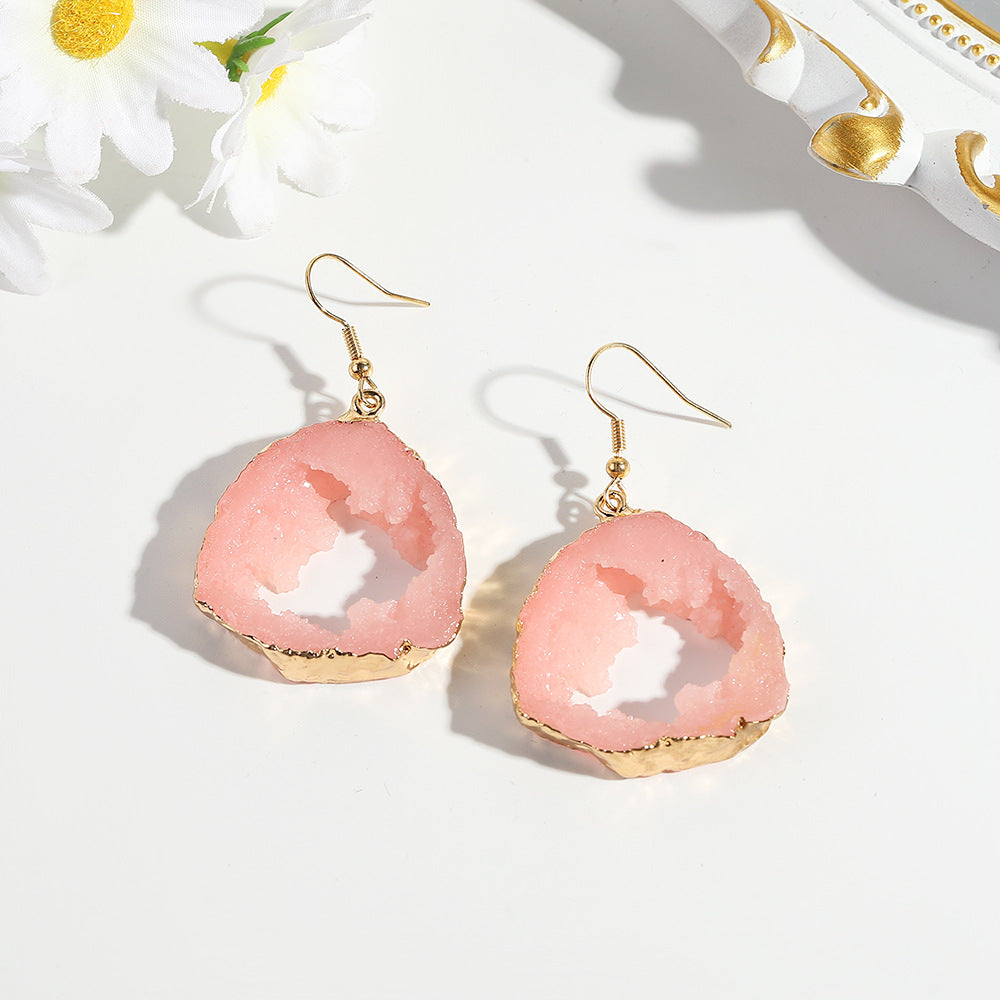 Wholesale Vintage Natural Stone Earrings