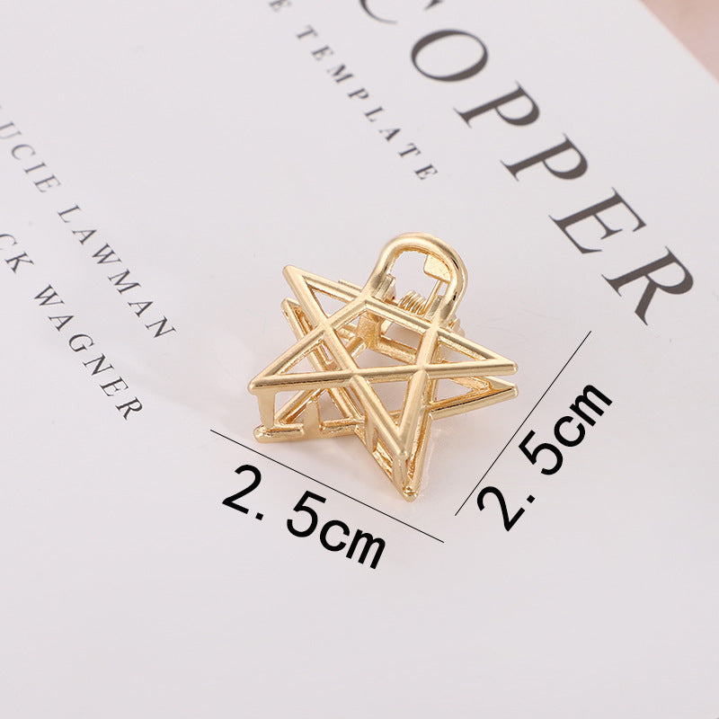 Wholesale Geometric Small Alloy Hair Clips