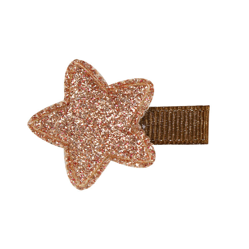 Wholesale PU Leather Cotton Filled Rabbit Crown Star Love Bow Hair Clip Set