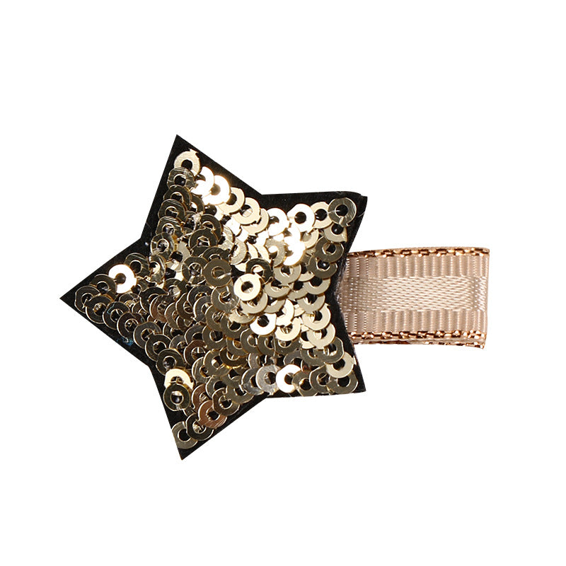 Wholesale PU Leather Cotton Filled Rabbit Crown Star Love Bow Hair Clip Set