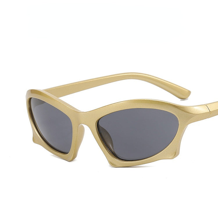 Wholesale PC UV Protection Y2K Special-shaped Large Frame Sunglasses