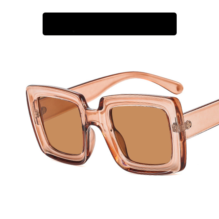 Gafas de sol de marco grande de PC cuadrado al por mayor