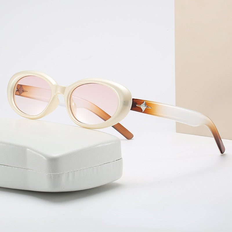 Wholesale PC Polygonal Metal Frame Sunglasses