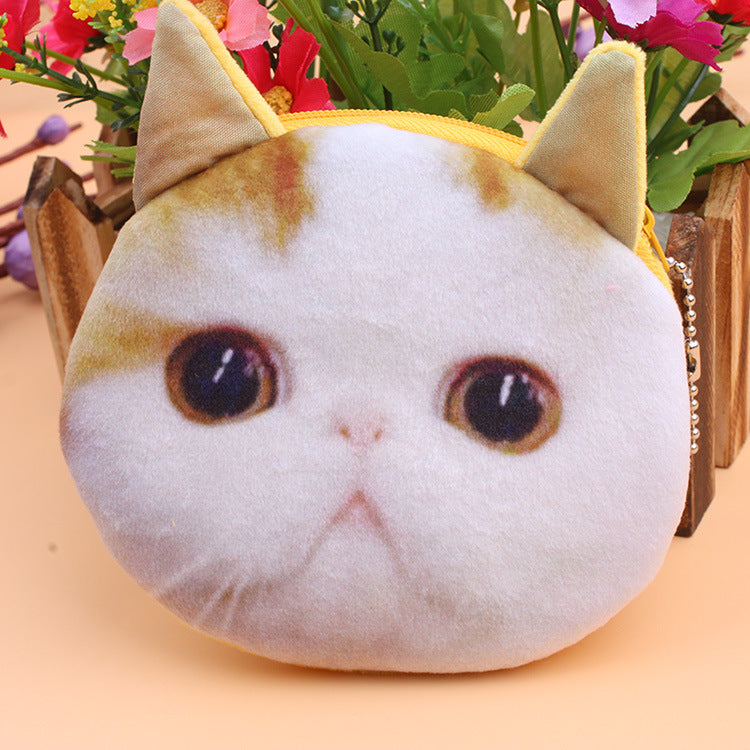 Wholesale Plush Cloth Kitten Series Wallet