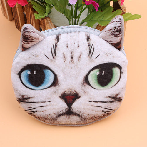 Wholesale Plush Cloth Kitten Series Wallet