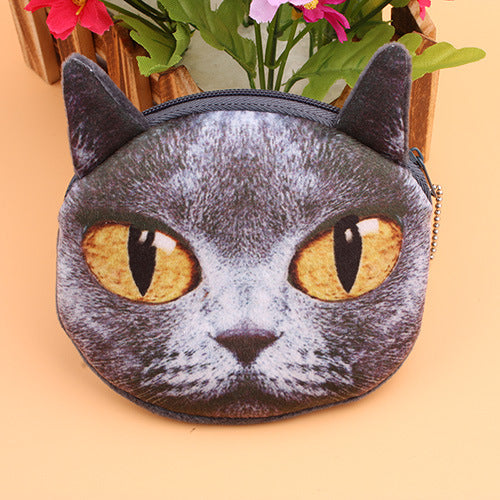 Wholesale Plush Cloth Kitten Series Wallet