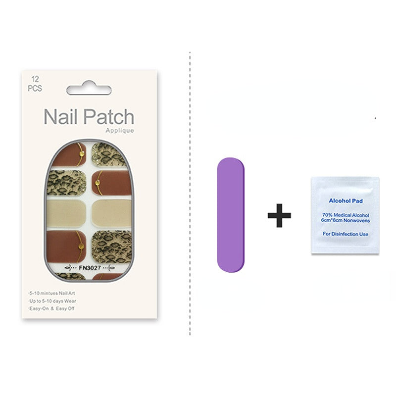 Wholesale Plastic Leopard Nail Art Stickers