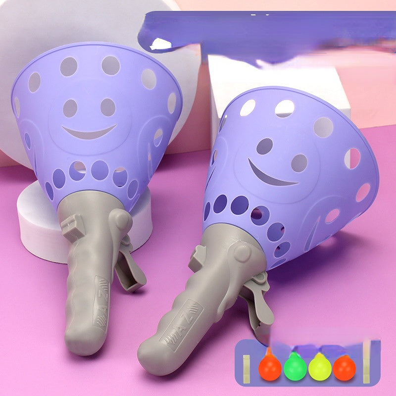 Venta al por mayor JUGUETE plástico de la bola elástica doble de los niños