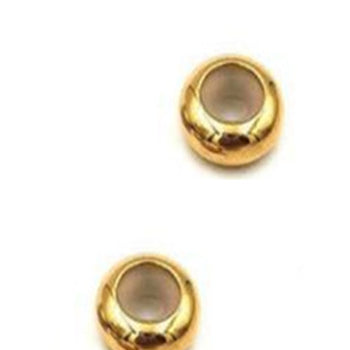 Cuentas de posicionamiento de cobre de 6/7/8/9/10MM al por mayor 100PCS