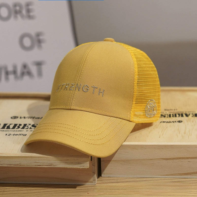 Wholesale Cotton Candy Color Sunscreen Mesh Baseball Cap