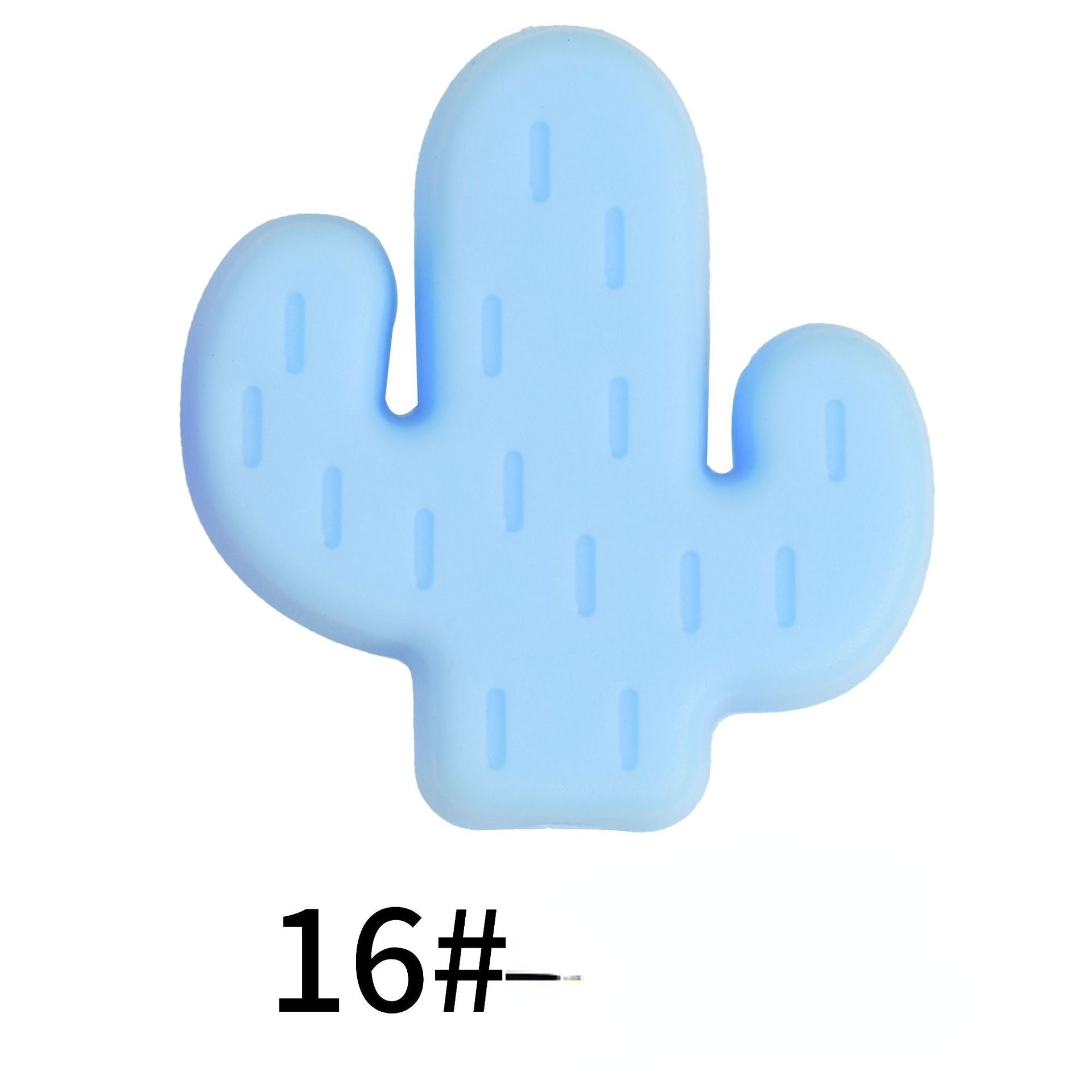 Cuentas de silicona de fruta de cactus de 20 piezas al por mayor 28/11/9 mm