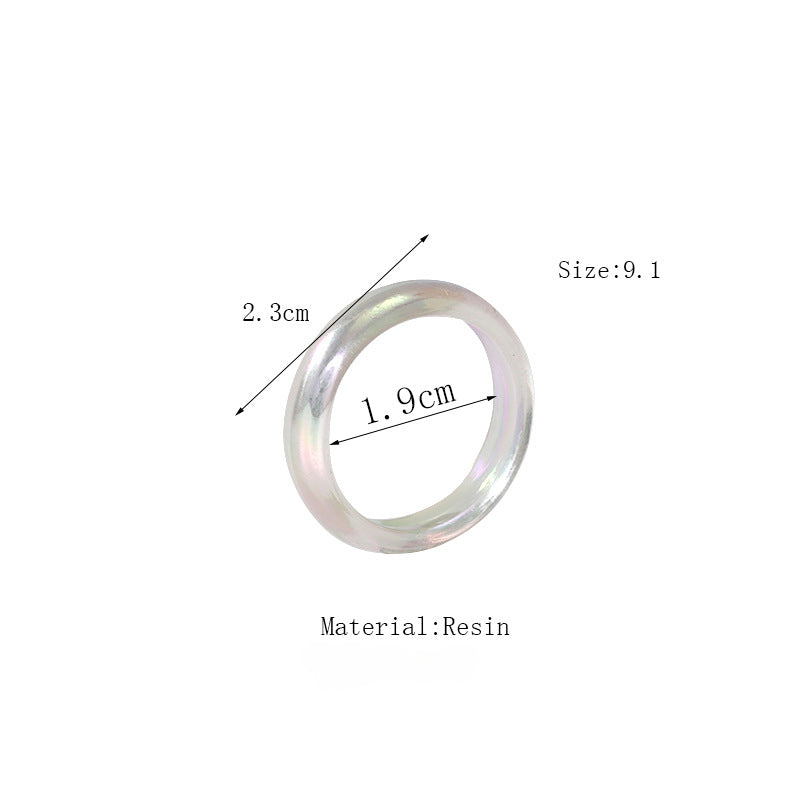 Anillo de acrílico del tesoro zhendiano al por mayor