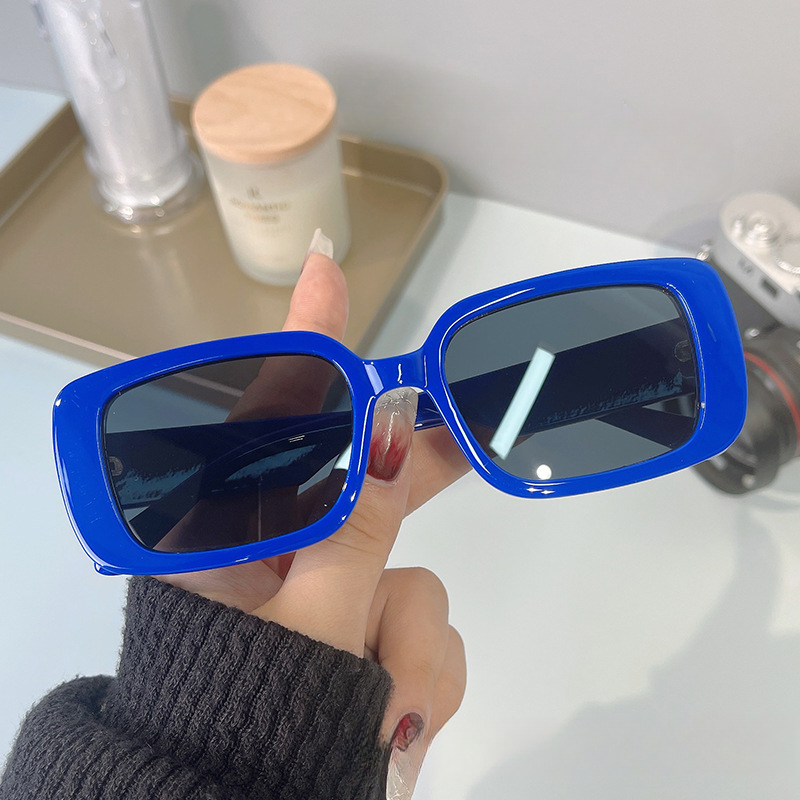 Wholesale Candy Color Square Frame UV Protection PC Sunglasses