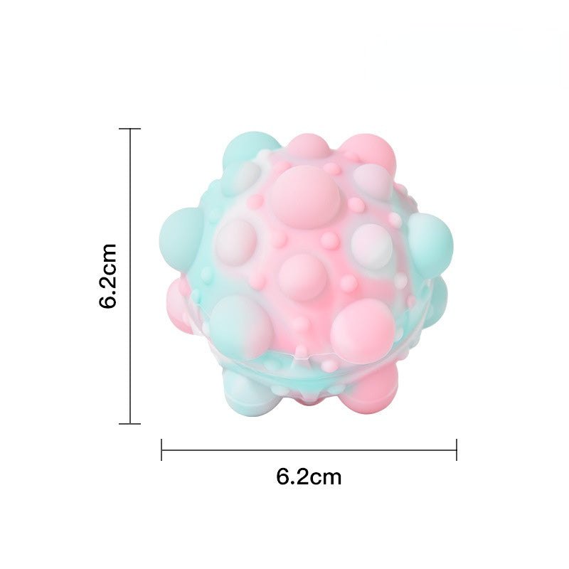 Juguete de silicona de bola de descompresión pionera de desratización al por mayor