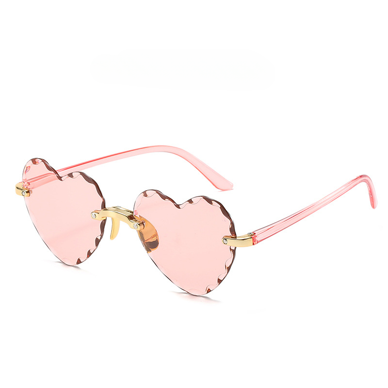 Wholesale PC Frameless Cut Edge Love Sunglasses