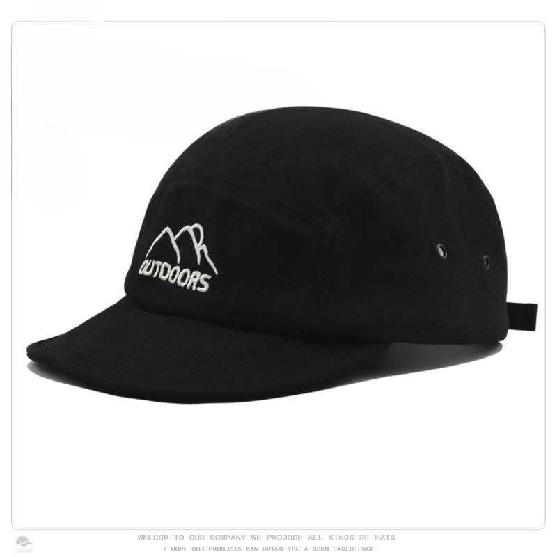 Wholesale Embroidered Baseball Cap Soft Brim Five Student Visor