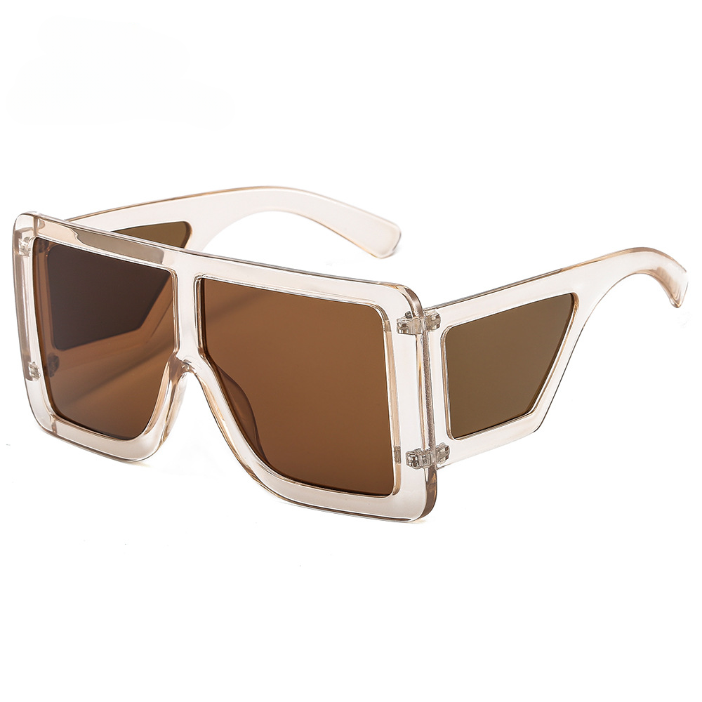Wholesale PC Upper and Lower Metal Hinge Large Frame Sunglasses