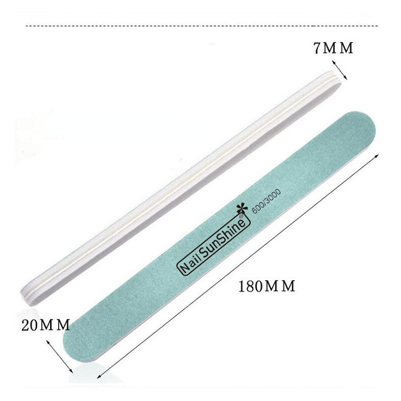 Venta al por mayor Herramientas de uñas Tiras de pulido de doble cara