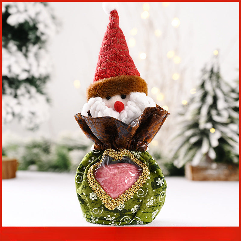 Wholesale Christmas Decorations Cartoon Fabric Tote Bags Gift Bags