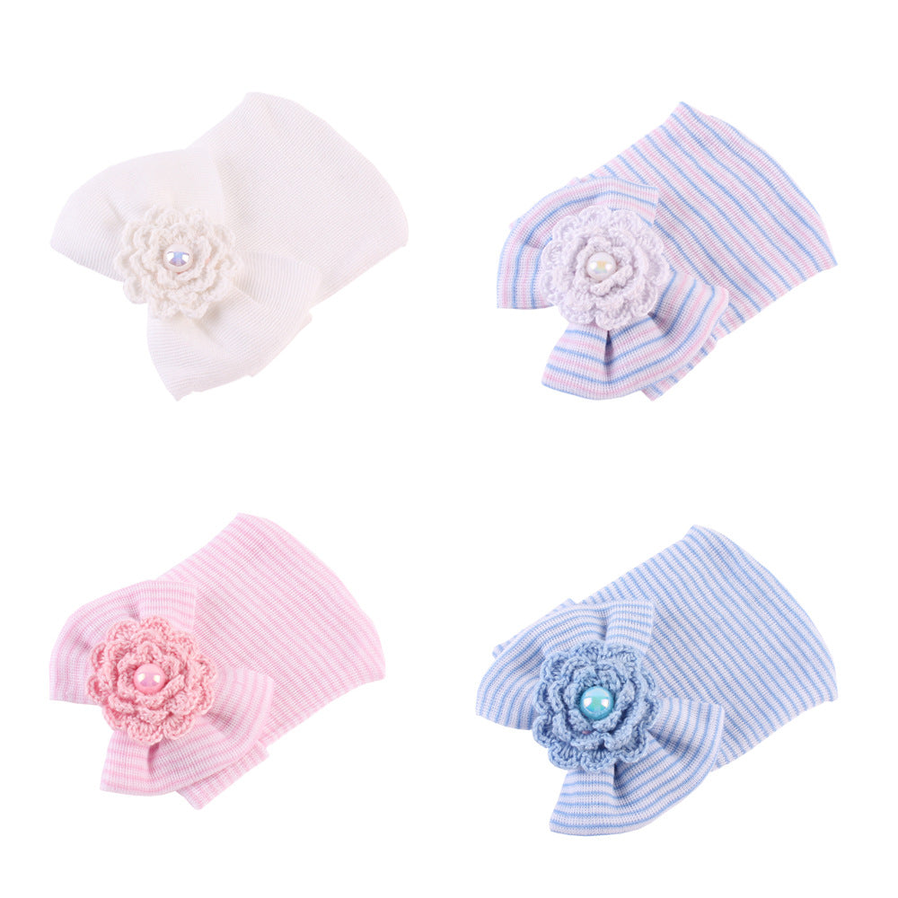 Wholesale Baby Cotton Flower Hat