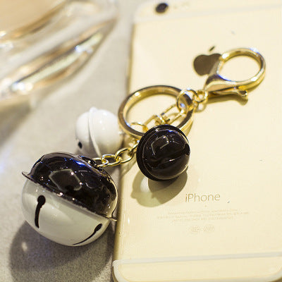 Venta al por mayor de aleación de gelatina de color campana llavero creativo