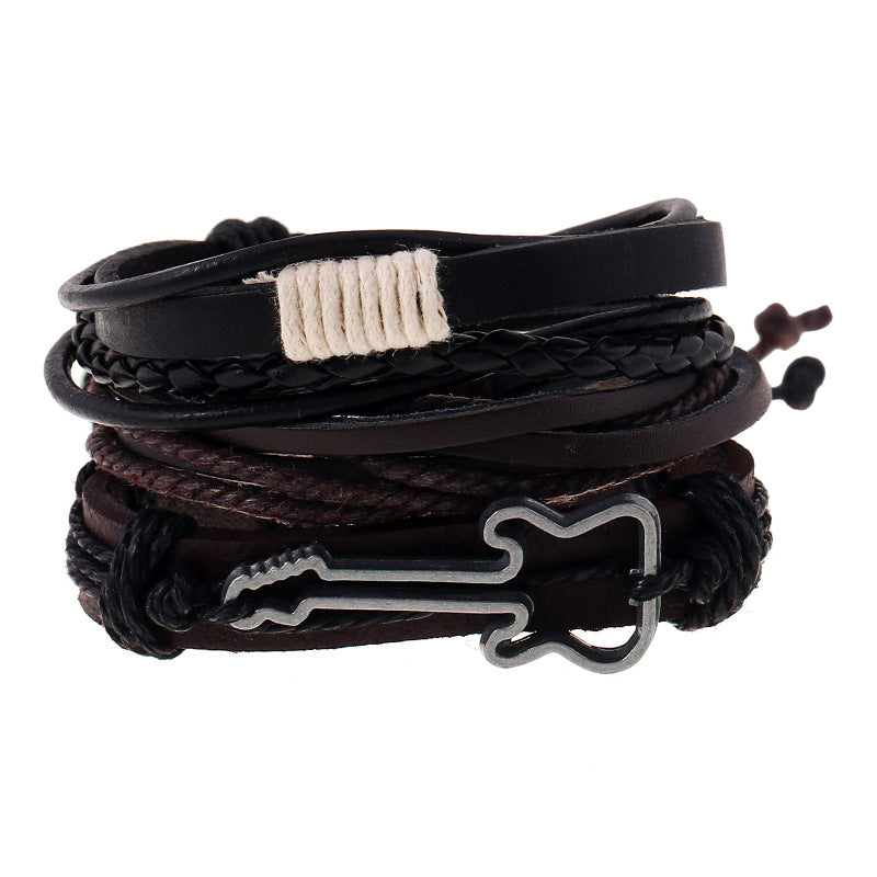 Wholesale Vintage Woven Leather Bracelet