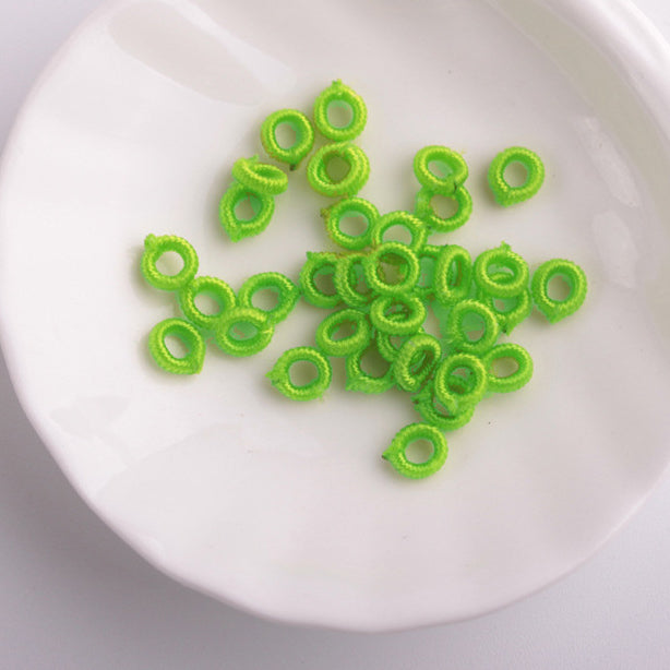 Wholesale 5×6mm Pineapple Knot Coil Nylon Thread Beads