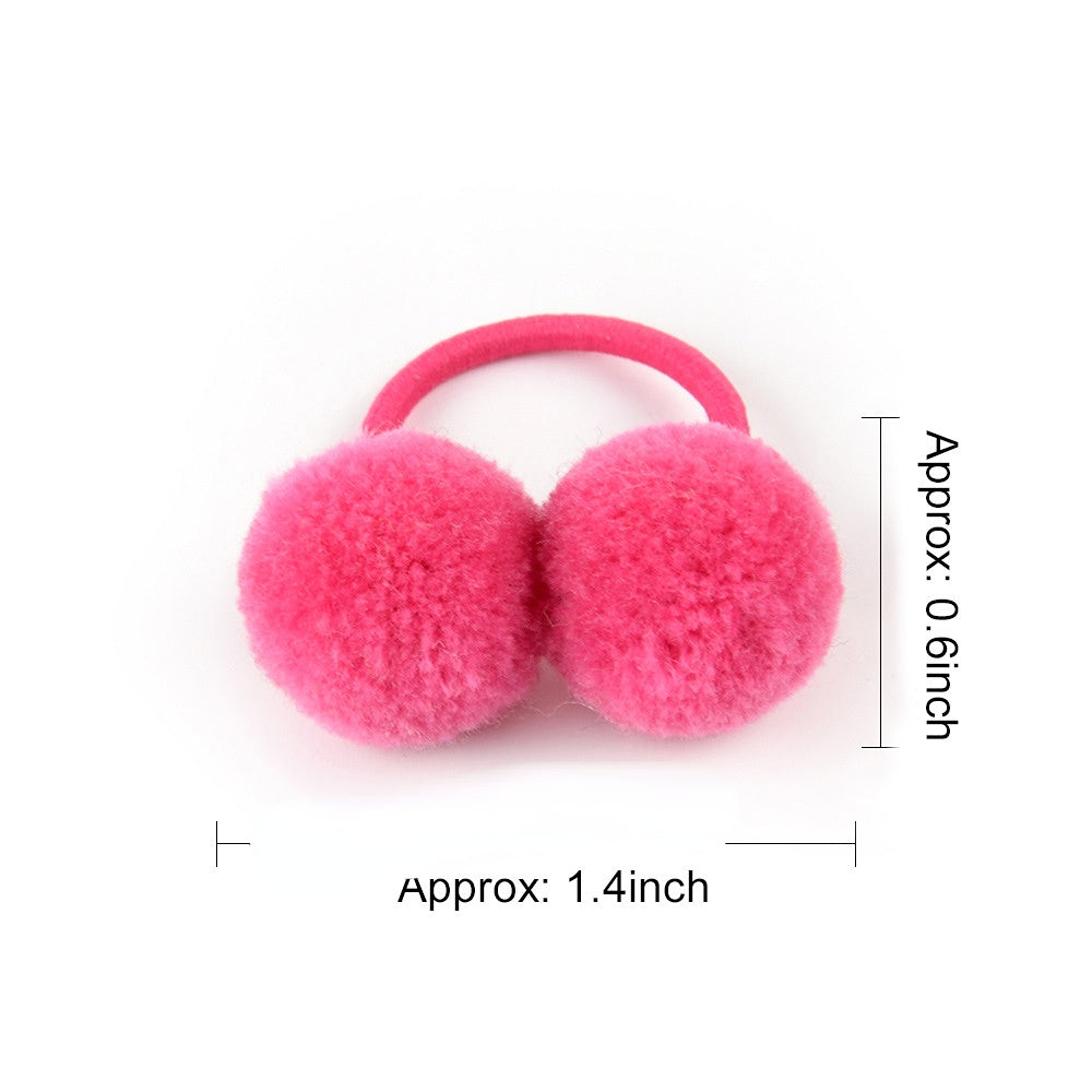 Cabello al por mayor Poms Scrunchies de cabello