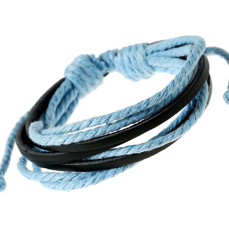 Wholesale Hand Made Multilayer Leather Bracelet