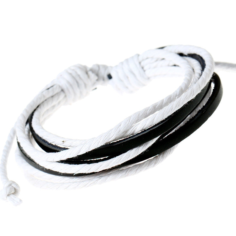 Wholesale Hand Made Multilayer Leather Bracelet
