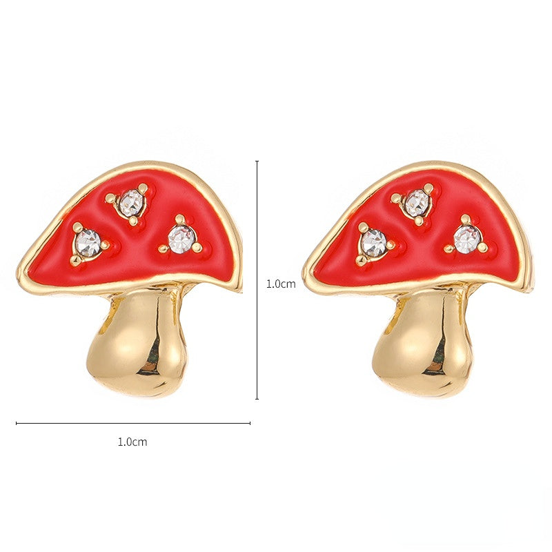 Pendientes De Cobre De Esmalte De Goteo De Aceite al por mayor