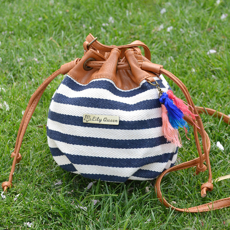 Wholesale Canvas Vintage Western Tassel Shoulder Bag