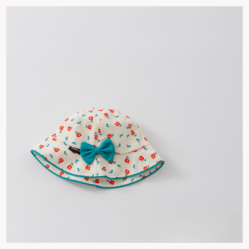 Sombrero de pescador de sombreado de arco floral de algodón para algodón por el algodón al por mayor