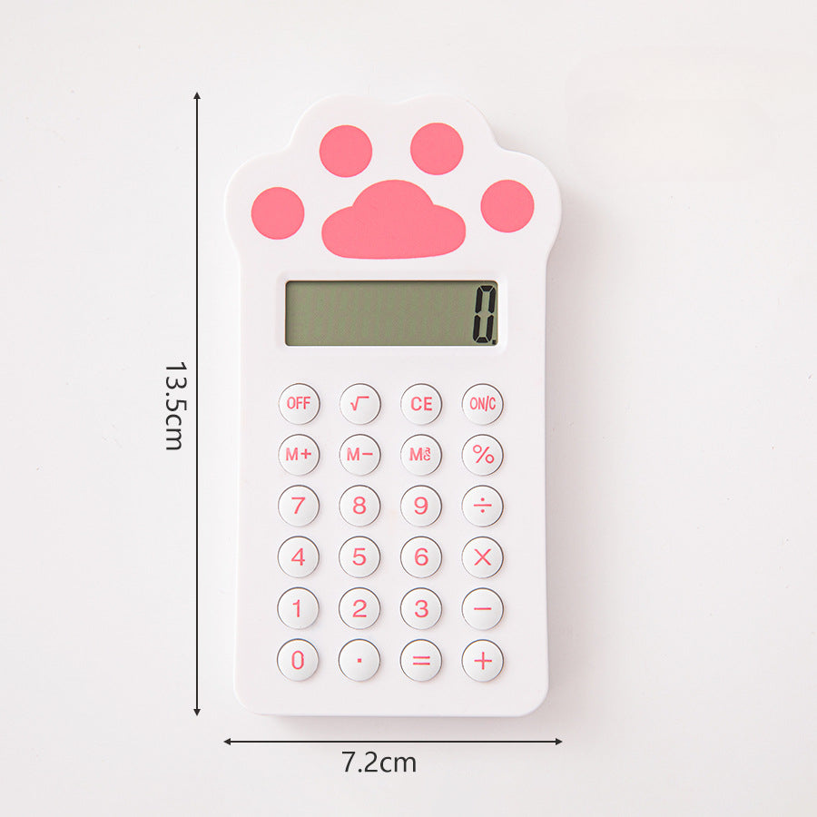 Wholesale Plastic Cartoon Calculators, Cute Cat Paws, Radishes, Strawberries