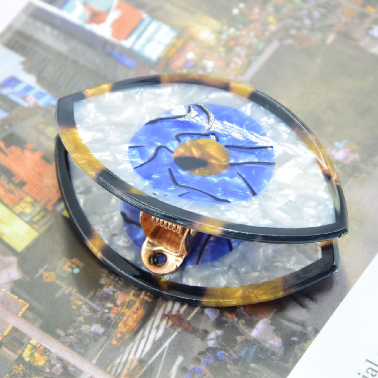 Pinzas De Pelo De PVC De Ojo De Diablo al por mayor