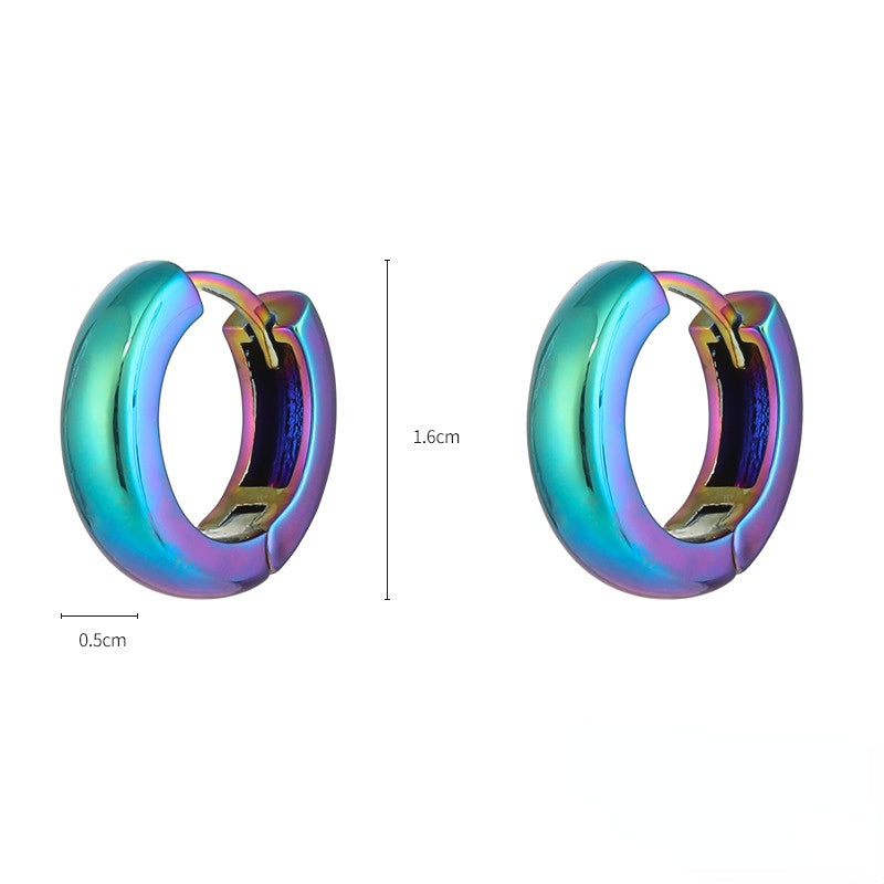 Wholesale Iridescent Metallic Copper Earrings