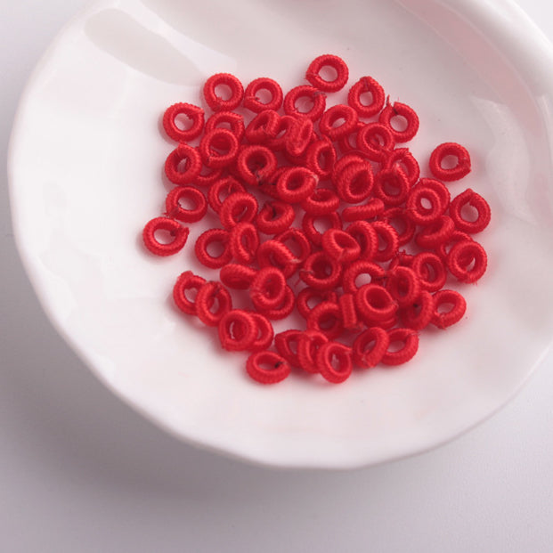 Wholesale 5×6mm Pineapple Knot Coil Nylon Thread Beads