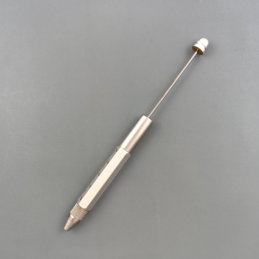 Wholesale Beadable Pens Writing Scale Touch Screwdriver Multifunctional Pen DIY Metal Pen