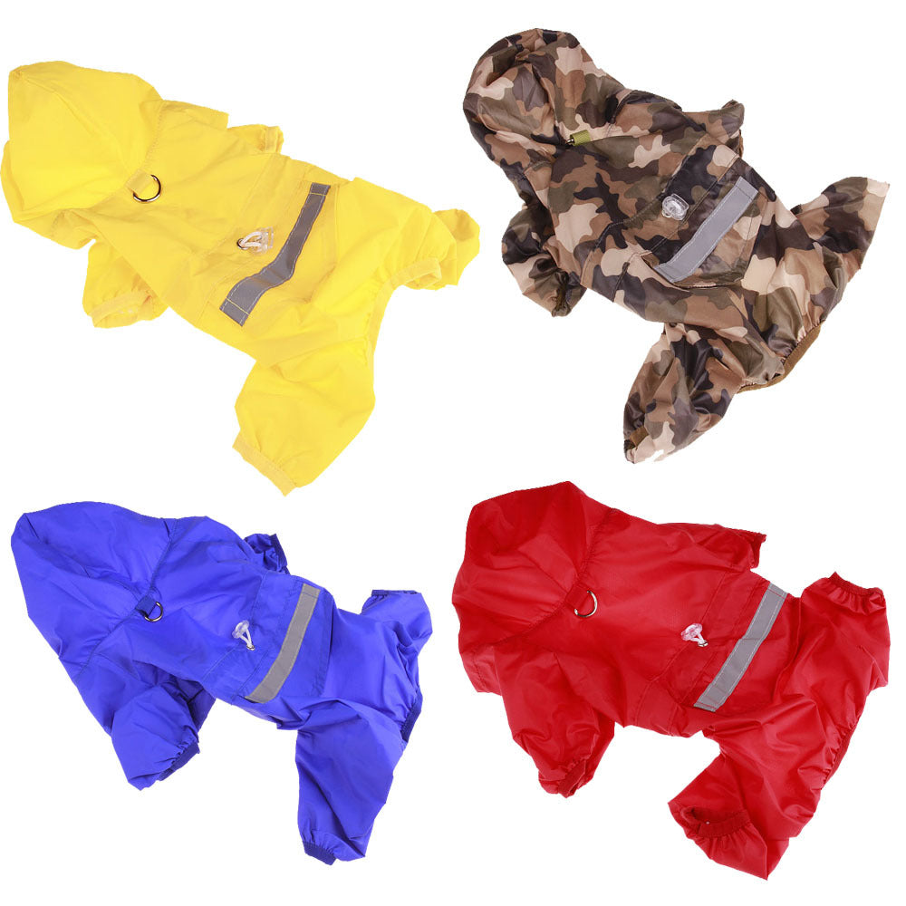 Wholesale Acrylic Pet Clothing Raincoats, Double-layer Dog Raincoats, Seasonal Styles
