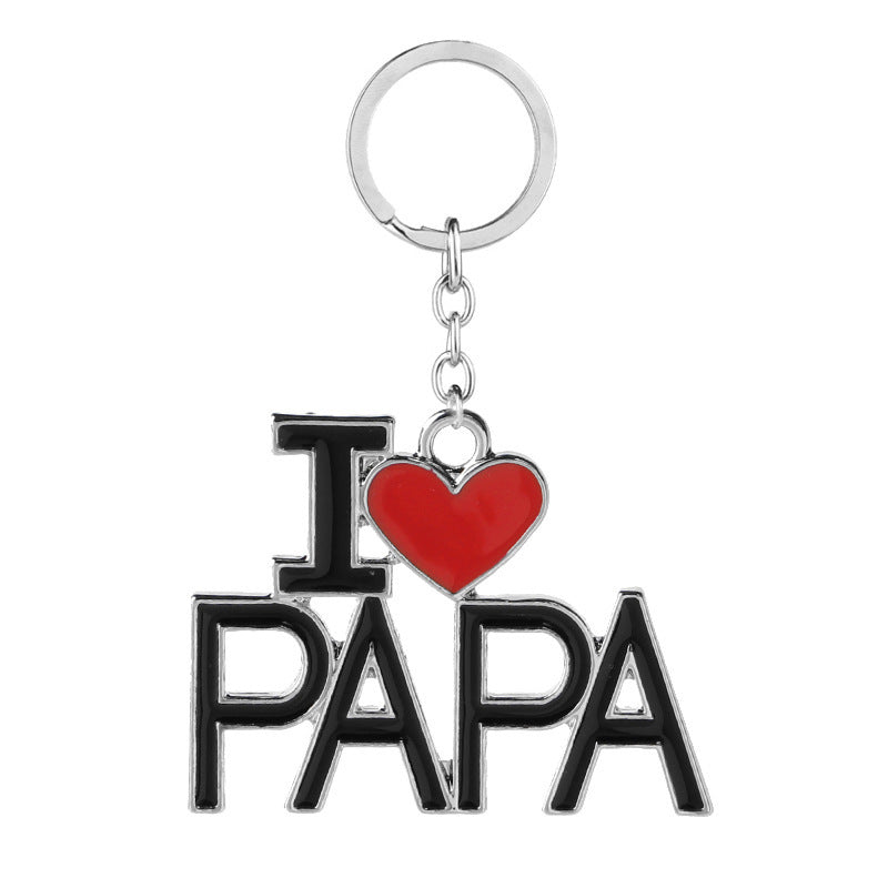 Wholesale Metal Keychain Mother's Day Father's Day Keychain