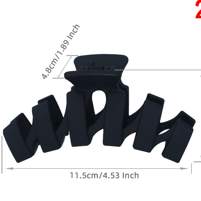 Wholesale Large Matte Plastic Hair Clips Set