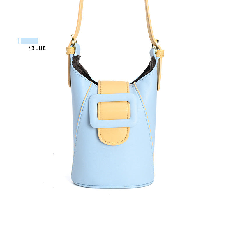 Wholesale 2023 Bucket Bag Match Color Belt Buckle Shoulder Bag OLY-SD-YS002