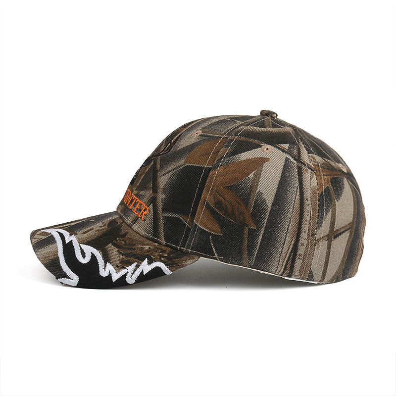 Wholesale Cotton Camouflage Deer Head Embroidered Cap