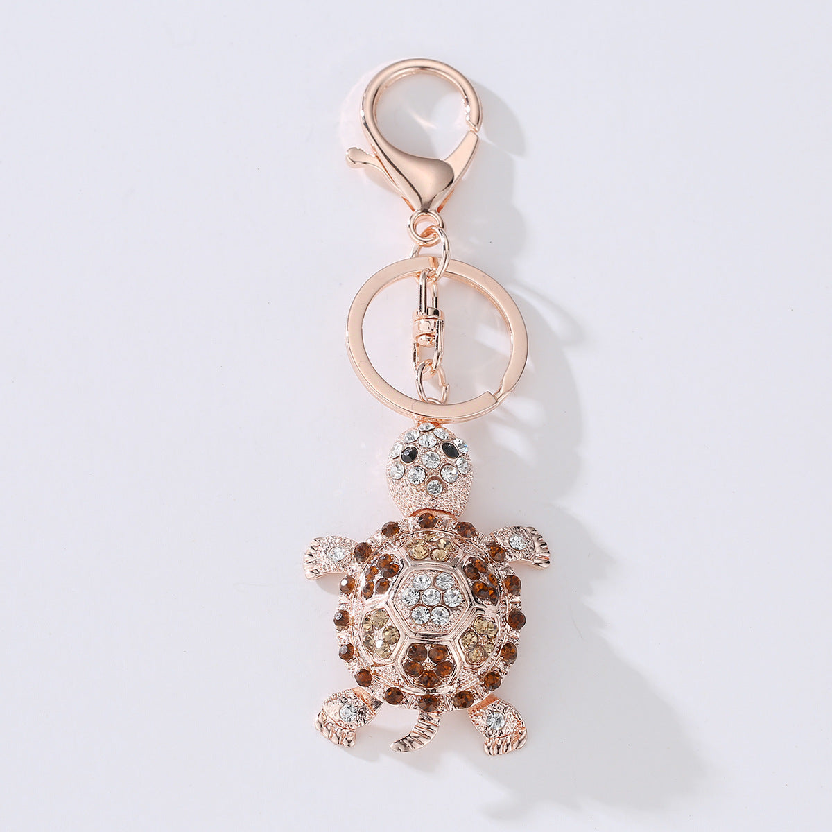 Wholesale Turtle Metal Creative Diamond Keychain