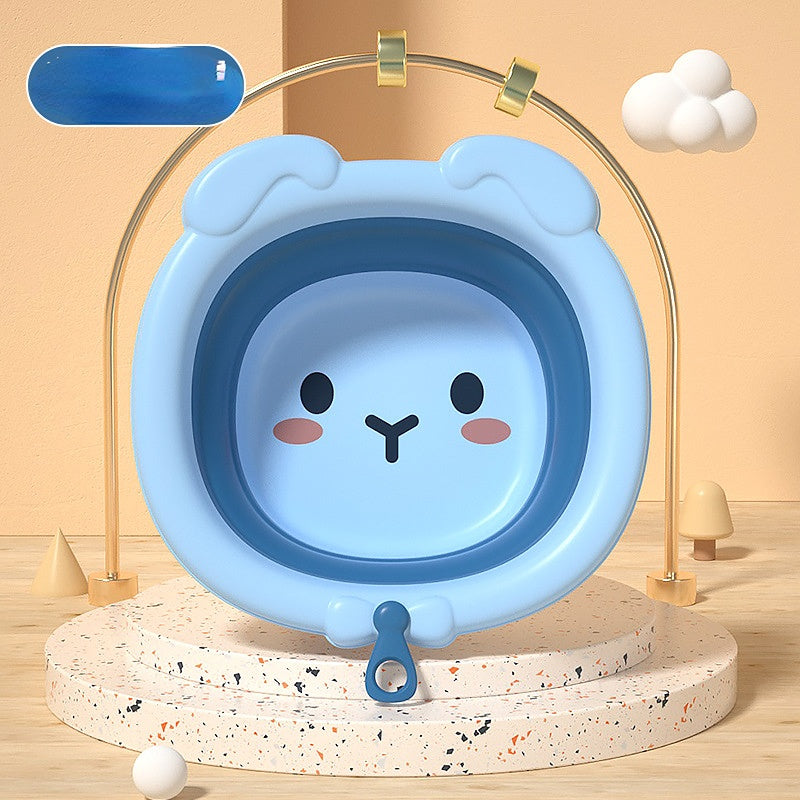 Wholesale Baby Toddler Foldable Basin Hanging Baby Supplies Plastic