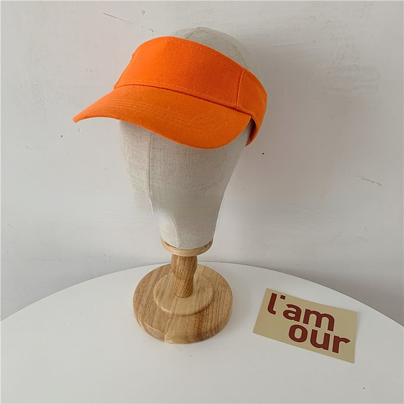 Wholesale Cotton Solid Color Running Empty Top Hat