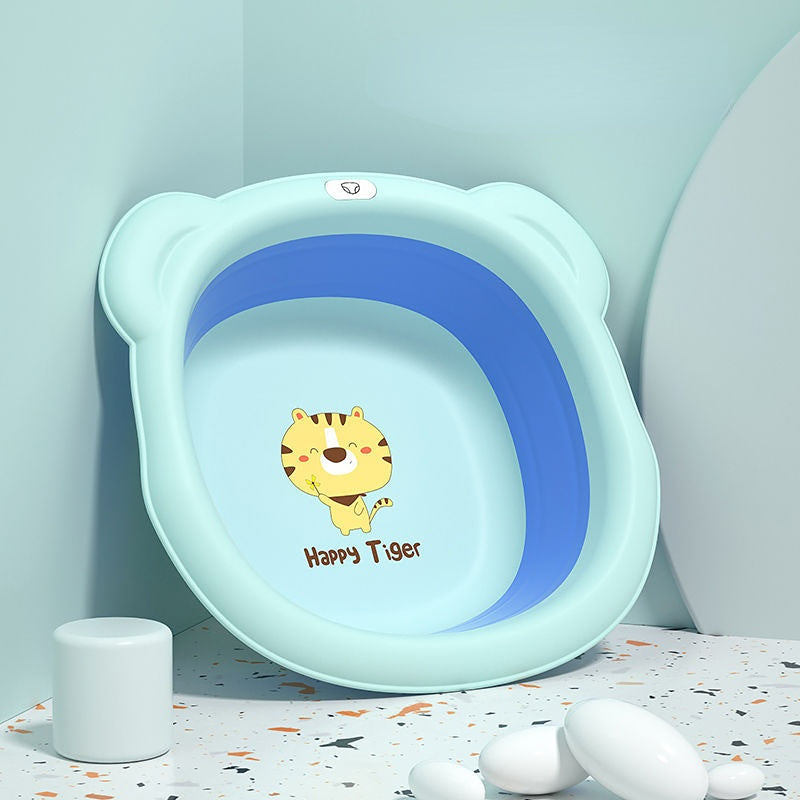 Wholesale Baby Toddler Foldable Basin Hanging Baby Supplies Plastic